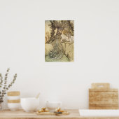 Der Zaubercup, Vintage Fantasiekunst Poster (Küche)