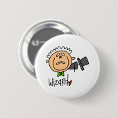 Der Zauberer Button (Vorne & Hinten)