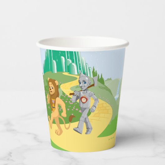 Der Zauberer der OZ™ Babydusche Pappbecher (Rückseite)