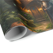 Der Zauberer des Shell-Fantasie-Mattenverpackungsp Geschenkpapier (Rolleneckpunkt)