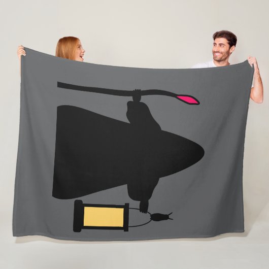 Der Zauberer Fleece-Decke Fleecedecke (Beispiel)