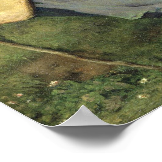 Der Zauberer oder, Die sitzende Hirtin, 1858-60 Poster (Ecke)