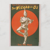Der Zauberer Oz, das Retro-Theater "The Tin Man" Postkarte (Vorderseite)