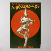 Der Zauberer Oz Tin Man und Poster (Vorne)