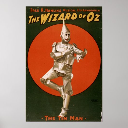 Der Zauberer Oz Tin Man und Poster (Vorne)