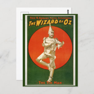 Der Zauberer Oz, Tinman Musical Postkarte
