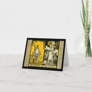 Der Zauberer und das Tower Tarot 2 Karte