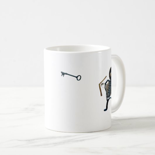 Der Zauberer und der Bogenschütze Kaffeetasse (VorderseiteRechts)