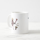 Der Zauberer und der Bogenschütze Kaffeetasse (Vorderseite Links)