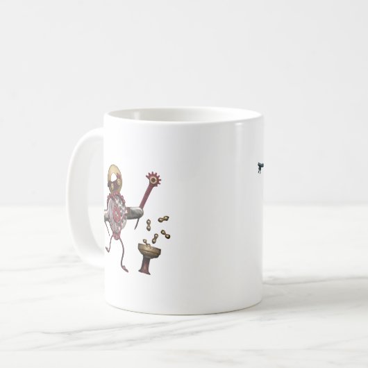 Der Zauberer und der Bogenschütze Kaffeetasse (Vorderseite Links)