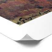 Der Zauberer von Hiva-Oa von Eugene Paul Gauguin Poster (Ecke)