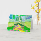 Der Zauberer von Oz Artwork Karte (Gelbe Blume)