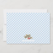 Der Zauberer von Oz Birthday - Foto Einladung (Rückseite)