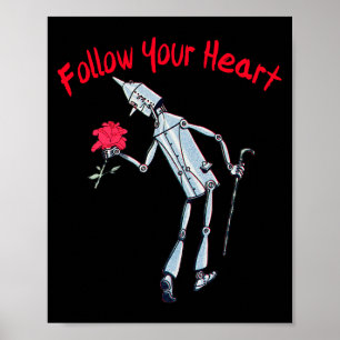 Der Zauberer von Oz Blechmann Shirt-der Zauberer v Poster
