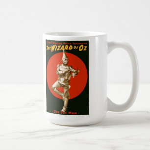 Der Zauberer von Oz Blechmann Vintage Poster 1903 Kaffeetasse