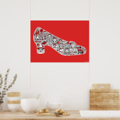 Der Zauberer von Oz Doodle Art Poster (Küche)