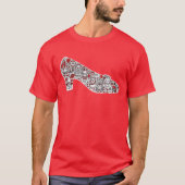 Der Zauberer von Oz Doodle Art T-Shirt (Vorderseite)