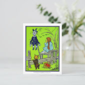 Der Zauberer von Oz: Dorothy Gazed Postkarte (Stehend Vorderseite)