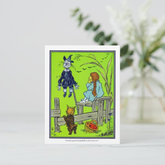 Der Zauberer von Oz: Dorothy Gazed Postkarte (Stehend Vorderseite)