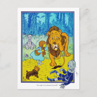 Der Zauberer von Oz: Du solltest dich schämen! Postkarte