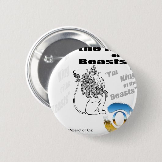 Der Zauberer von Oz - Illustration Button (Vorne & Hinten)