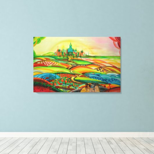 Der Zauberer von Oz Leinwanddruck (Insitu (Holzboden))