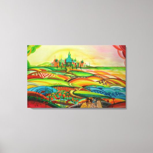 Der Zauberer von Oz Leinwanddruck (Vorderseite)