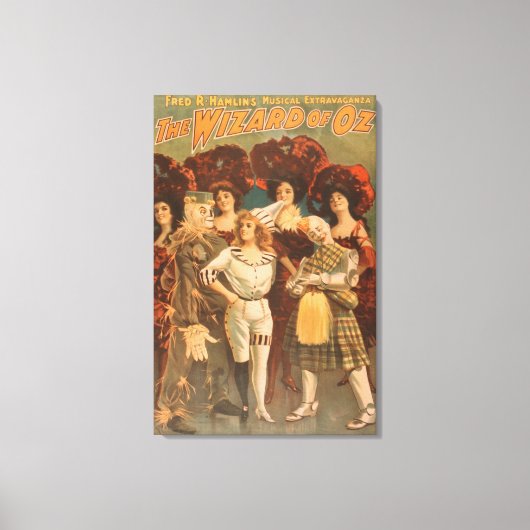 "Der Zauberer von Oz" Musical Theater Poster #1 Leinwanddruck (Vorderseite)