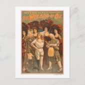 "Der Zauberer von Oz" Musical Theater Poster #1 Postkarte (Vorderseite)