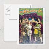 Der Zauberer von Oz Postkarte (Vorne/Hinten)