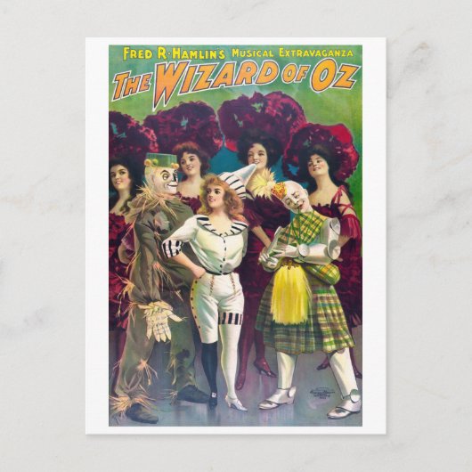 Der Zauberer von Oz Postkarte (Vorderseite)