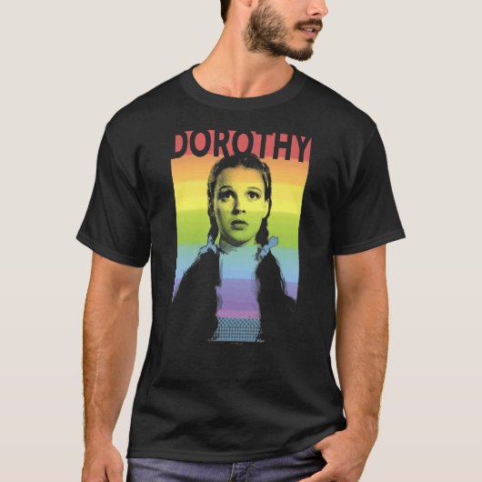Der Zauberer von Oz Pride Dorothy Rainbow Poster T-Shirt (Vorderseite)