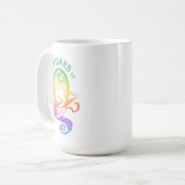 Der Zauberer von OZ Rainbow Kaffeetasse (Vorderseite Links)