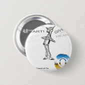 Der Zauberer von Oz - Zinn woodnan - Illustration Button (Vorne & Hinten)