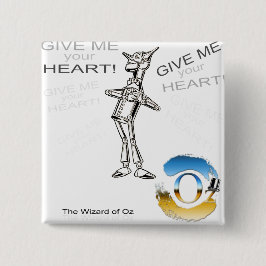 Der Zauberer von Oz - Zinn woodnan - Illustration Button