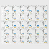 Der Zauberer von Oz - Zinn woodnan - Illustration Geschenkpapier (Flach)