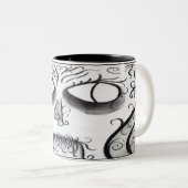 Der Zauberer Zweifarbige Tasse (VorderseiteRechts)