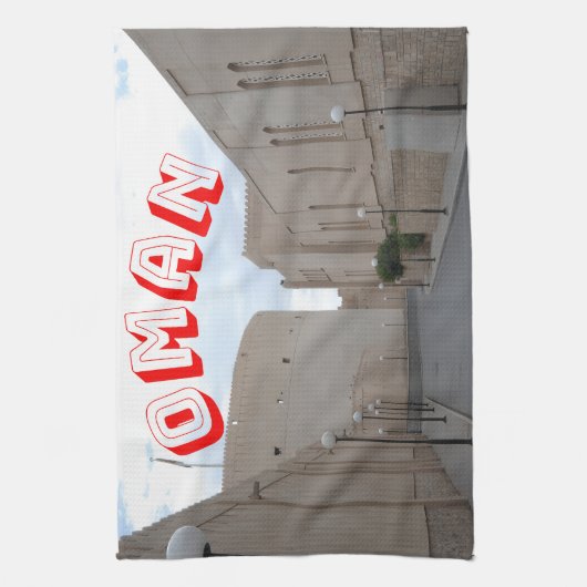 Der zauberhafte Charme Omans Geschirrtuch (Vertikal)