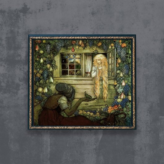 Der Zaubermantel John Bauer Poster