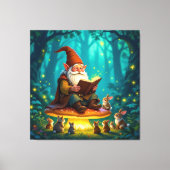 „Der Zauberwald-Erzähler“ Leinwanddruck (Vorderseite)