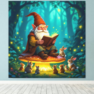 „Der Zauberwald-Erzähler“ Leinwanddruck