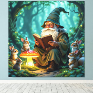 „Der Zauberwald-Erzähler“ Leinwanddruck