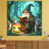 „Der Zauberwald-Erzähler“ Leinwanddruck (Insitu (Wohnzimmer))