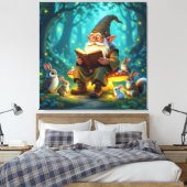 „Der Zauberwald-Erzähler“ Leinwanddruck (Insitu (Schlafzimmer))