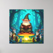 „Der Zauberwald-Erzähler“ Leinwanddruck (Vorderseite)