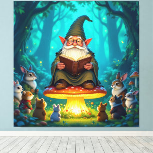 „Der Zauberwald-Erzähler“ Leinwanddruck