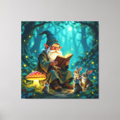 „Der Zauberwald-Erzähler“ Leinwanddruck (Vorderseite)