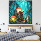 „Der Zauberwald-Erzähler“ Leinwanddruck (Insitu (Schlafzimmer))