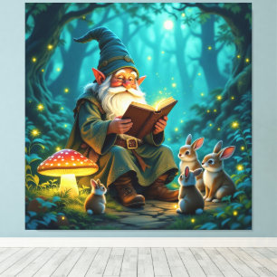 „Der Zauberwald-Erzähler“ Leinwanddruck