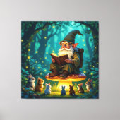 „Der Zauberwald-Erzähler“ Leinwanddruck (Vorderseite)